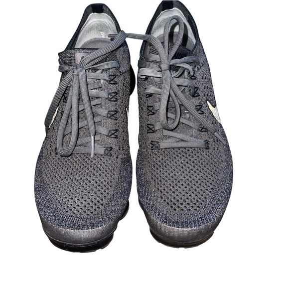 Nike Air Vapormax Flyknit Midnight Fog Black Grey 849557-009 Womens Size 7 - Picture 2 of 7